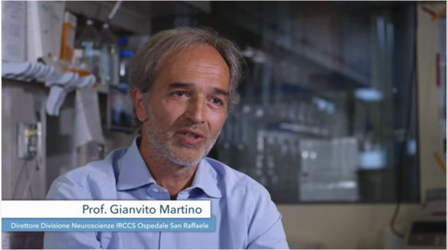 Gianvito Martino, direttore della Divisione di Neuroscienze dell’IRCCS Ospedale San Raffaele, coordina il progetto premiato dall’International Progressive MS Alliance